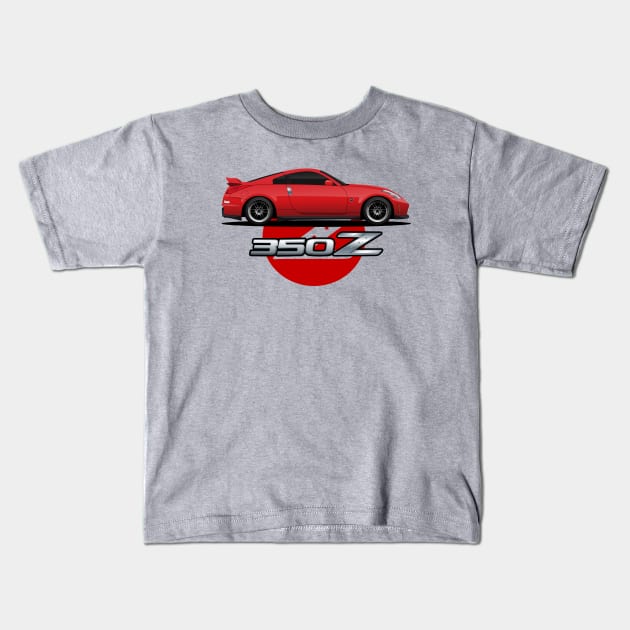 350Z Kids T-Shirt by AutomotiveArt